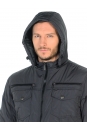 Мужская куртка из текстиля с капюшоном 1000152-5